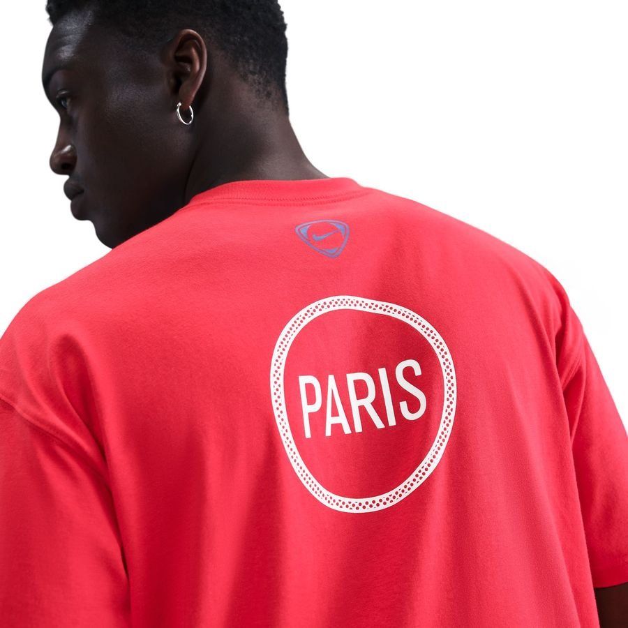 Paris Saint Germain T-Shirt T90 Remix - Global Red - Men's-SoccerKits Hub | Buy Soccer Jerseys Online